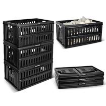 Caixa Utilitária Dobrável CleverMade 60L Resistente 59x39x30cm Caixa Utilitária Dobrável CleverMade 60L Resistente 59x39x30cm