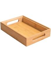 Caixa Vazada Oikos de Bambu Empilhável 22X15,1X4,5cm Caixa Vazada Oikos de Bambu Empilhável 22X15,1X4,5cm