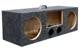 Caixa Vazia Ativa 2 De 6 Polegadas + Alça + Furo Multimidia