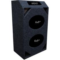 Caixa Vazia Ativa 2 De 6x9 Polegadas Furo Radio Duto Color Caixa Vazia Ativa 2 De 6x9 Polegadas Furo Radio Duto Color