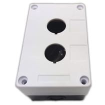 Caixa Vazia com 2 Furos de 22mm para Botoeira Botão Led Interruptor de Sobrepor