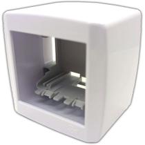 Caixa Vazia de Sobrepor para 2 Módulos Slim Box Sistema X de Parafusar