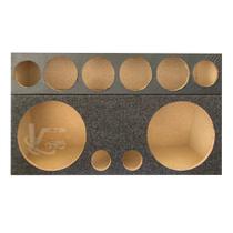 Caixa Vazia Duto Redondo 2 Falante 12 + 4 Cornetas + 2 Tweeter