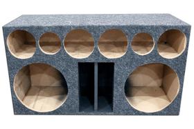 Caixa Vazia Duto Regua 2 Falante 12 + 4 Cornetas + 2 Tweeter Caixa Vazia Duto Regua 2 Falante 12 + 4 Cornetas + 2 Tweeter