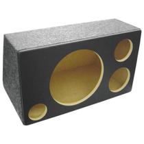 Caixa Vazia para 1 ALTO Falante 12 Polegadas + 1 Driver + 1 Tweeter Acarpetada