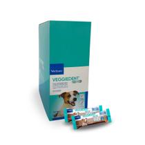 Caixa Veggiedent Fresh com 30 Tiras Mastigáveis para Cães de 5kg a 10kg Caixa Veggiedent Fresh com 30 Tiras Mastigáveis para Cães de 5kg a 10kg