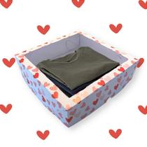 Caixa Visor para Bolo - 27x27x11 cm - 10 Unidades em Papelão Micro-Ondulado