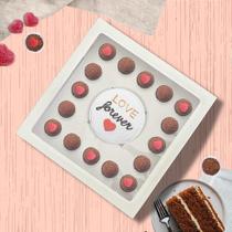 Caixa Visor para Mini Cake e Brigadeiros - Pacote com 10 Unidades