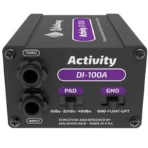 Caixa waldman direta ativa para interligacao de instrumentos musicais di-100a