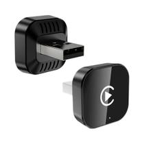 Caixa Wireless CarPlay Android Auto Super Mini AI 2 Em 1 WiFi 5GHz Para 99% Dos Carros Originais