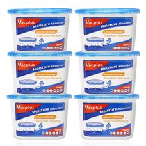 Caixas de absorção de umidade Vacplus 310ml (pacote com 6) sem perfume Caixas de absorção de umidade Vacplus 310ml (pacote com 6) sem perfume