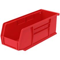 Caixas de armazenamento Akro-Mils 30224 AkRobins Plastic 0,3 L vermelhas, pacote com 12 Caixas de armazenamento Akro-Mils 30224 AkRobins Plastic 0,3 L vermelhas, pacote com 12