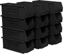 Caixas de armazenamento Akro-Mils 30224 AkRobins Plastic 11Lx10Wx10H cm Caixas de armazenamento Akro-Mils 30224 AkRobins Plastic 11Lx10Wx10H cm