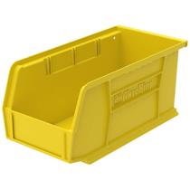 Caixas de armazenamento Akro-Mils 30230 AkRobins Plastic, pacote com 12 unidades, amarelas Caixas de armazenamento Akro-Mils 30230 AkRobins Plastic, pacote com 12 unidades, amarelas