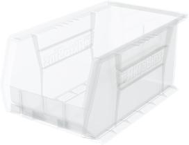 Caixas de armazenamento Akro-Mils 30240 AkRobins Plastic, pacote com 12 unidades transparentes Caixas de armazenamento Akro-Mils 30240 AkRobins Plastic, pacote com 12 unidades transparentes