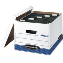 Caixas de armazenamento de arquivos Bankers Box HANG'N'STOR Medium Duty, pacote com 4 Caixas de armazenamento de arquivos Bankers Box HANG'N'STOR Medium Duty, pacote com 4