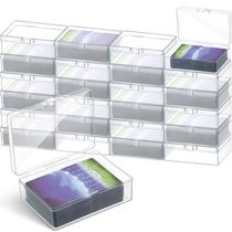 Caixas de armazenamento de cartas de baralho Vicenpal 36 unidades de plástico transparente Caixas de armazenamento de cartas de baralho Vicenpal 36 unidades de plástico transparente