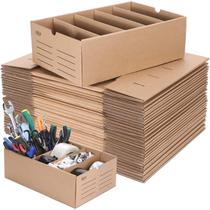 Caixas de armazenamento de papelão Teenyyou 30 conjuntos com divisórias 30,5 x 20,3 x 10,2 cm