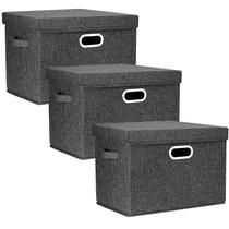 Caixas de Armazenamento Dobráveis TYEERS Grandes (44x30x29cm) com Tampas