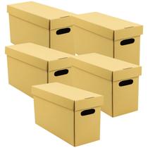 Caixas de armazenamento Lineco Archival Record 6x15x10cm Pacote com 5