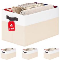 Caixas de armazenamento: organizador de roupas para bebês Criusia, 14 L x 25 L x 24 A cm, pacote com 4