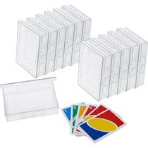 Caixas de baralho de cartas Skylety Clear Plastic Storage (12 unidades) Caixas de baralho de cartas Skylety Clear Plastic Storage (12 unidades)