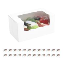 Caixas de bolo BAKIPACK Pumpkin Roll 25 unidades 18x10x9cm com janela
