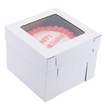 Caixas de bolo Huoshange Tall para bolos Tier 40x40x35cm pacote com 3