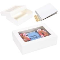 Caixas de bolo JJO 35,56x25,4x10,16 cm Pacote com 10 tábuas de bolo Caixas de bolo JJO 35,56x25,4x10,16 cm Pacote com 10 tábuas de bolo