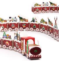 Caixas de calendário do advento SietDeseo 24 dias Christmas Red Train Caixas de calendário do advento SietDeseo 24 dias Christmas Red Train