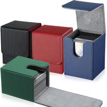Caixas de cartas de baralho Yookeer Leather para cartas de baralho colecionáveis