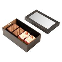 Caixas de catering Restaurantware Cater Tek 26 x 15,5 x 8 cm pretas