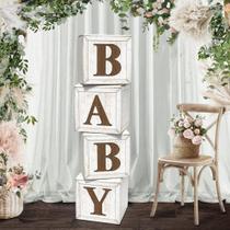 Caixas de chá de bebê Eploger Gender Reveal Decor de Festa