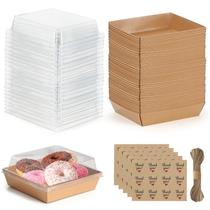 Caixas de charcutaria Cinccoke, pacote com 50 unidades, papel descartável quadrado