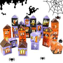 Caixas de doces com contagem regressiva do advento de Halloween HOWAF Castle 31 dias