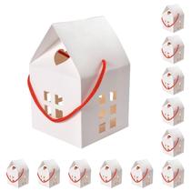 Caixas de doces HAN SHENG 30 peças em forma de casa 8x8x7,5 cm Caixas de doces HAN SHENG 30 peças em forma de casa 8x8x7,5 cm