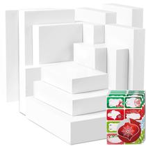 Caixas de embrulho Party Funny 12 brancas com tampas para roupas Caixas de embrulho Party Funny 12 brancas com tampas para roupas
