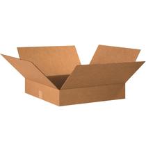 Caixas de envio BOX USA Flat 20x20x4cm, pacote com 10 unidades corrugadas
