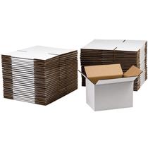 Caixas de envio SUNLPH 15 x 10 x 10 cm brancas, pacote com 50 Caixas de envio SUNLPH 15 x 10 x 10 cm brancas, pacote com 50