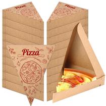 Caixas de fatias de pizza Teenyyou descartáveis de 36 unidades de papel kraft