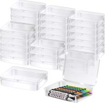 Caixas de Giz de Cera BeapTcely 30 Unidades Plástico Transparente 11x8x3 cm Caixas de Giz de Cera BeapTcely 30 Unidades Plástico Transparente 11x8x3 cm