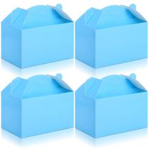Caixas de guloseimas Chrisfall Gable Party Favor 36 unidades de papel azul