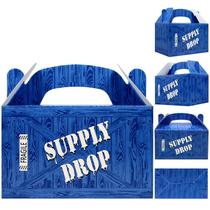 Caixas de guloseimas de festa AnaPoliz Supply Drop Favor Box x24 Blue Caixas de guloseimas de festa AnaPoliz Supply Drop Favor Box x24 Blue