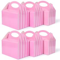 Caixas de guloseimas de festa Happyhiram Pink para meninas 15x9x9cm 25 unidades