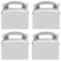 Caixas de guloseimas para festas Oletx Silver, pacote com 30