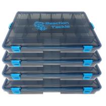 Caixas de Iscas Reaction Tackle 3700 Portáteis - Kit com 4 Unidades Caixas de Iscas Reaction Tackle 3700 Portáteis - Kit com 4 Unidades