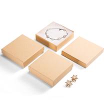Caixas de joias MESHA Matte Cardboard Gift 96 unidades marrons 9x9x2,5 cm Caixas de joias MESHA Matte Cardboard Gift 96 unidades marrons 9x9x2,5 cm