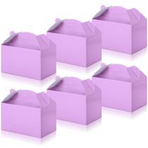 Caixas de lembrancinhas Chrisfall Gable Treat 36 unidades em roxo claro