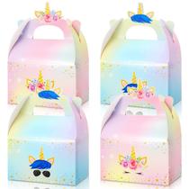 Caixas de lembrancinhas Leinuosen Unicorn para crianças e festa de aniversário Caixas de lembrancinhas Leinuosen Unicorn para crianças e festa de aniversário