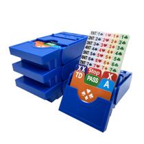 Caixas de licitação Bridge BIGANTTOW Premium Blue (conjunto de 4)